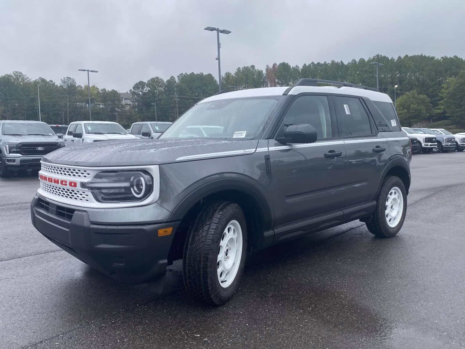 2025 Gray Metallic Ford Bronco Sport Heritage 4X4 SUV