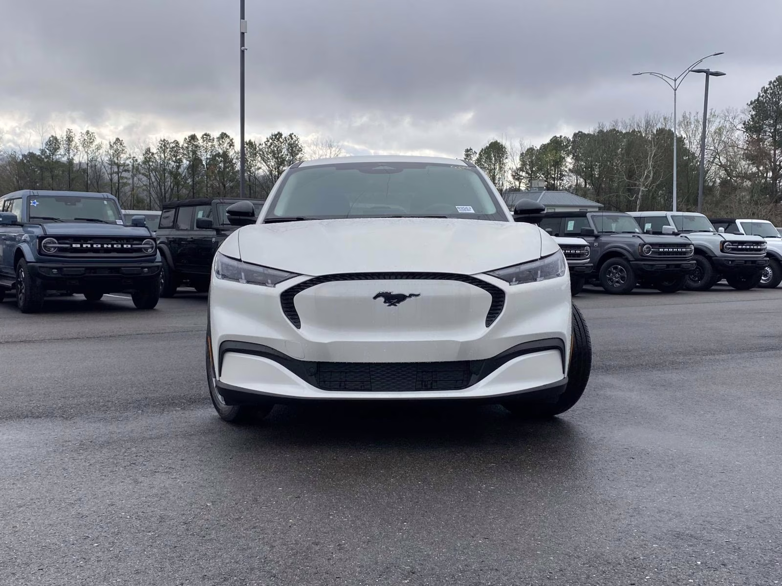 2026 White Metallic Ford Mustang Mach-E Select RWD SUV