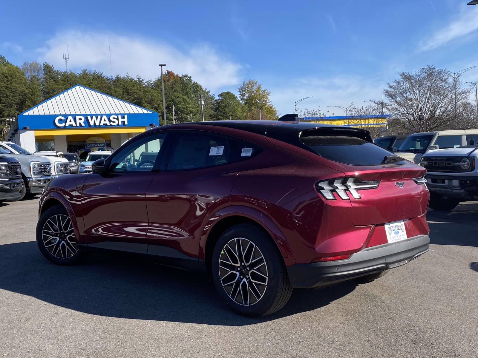 2025 Molten Magenta Metallic Tinted Clearcoat Ford Mustang Mach-E Premium RWD SUV