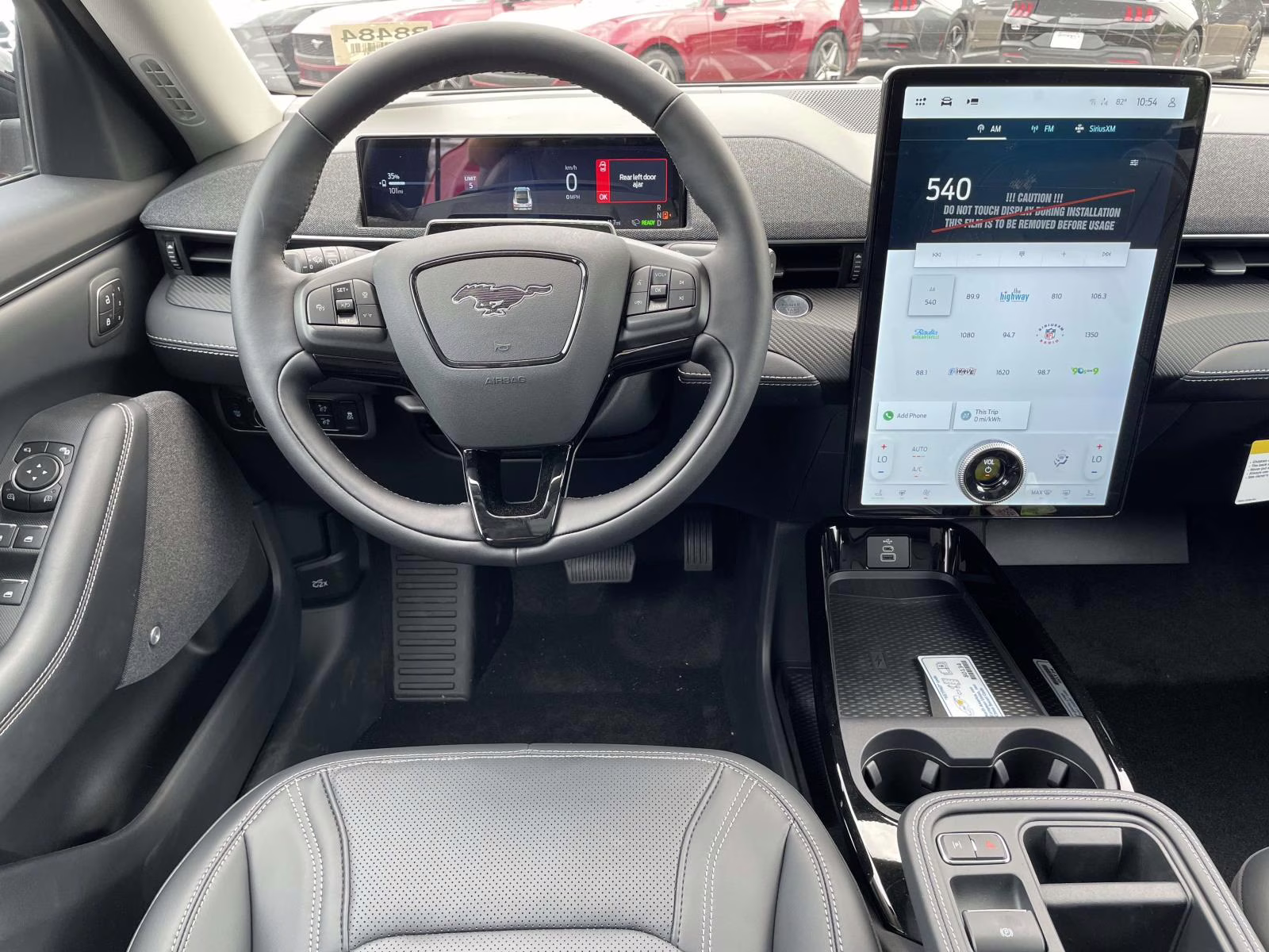 2025 Molten Magenta Metallic Tinted Clearcoat Ford Mustang Mach-E Premium RWD SUV