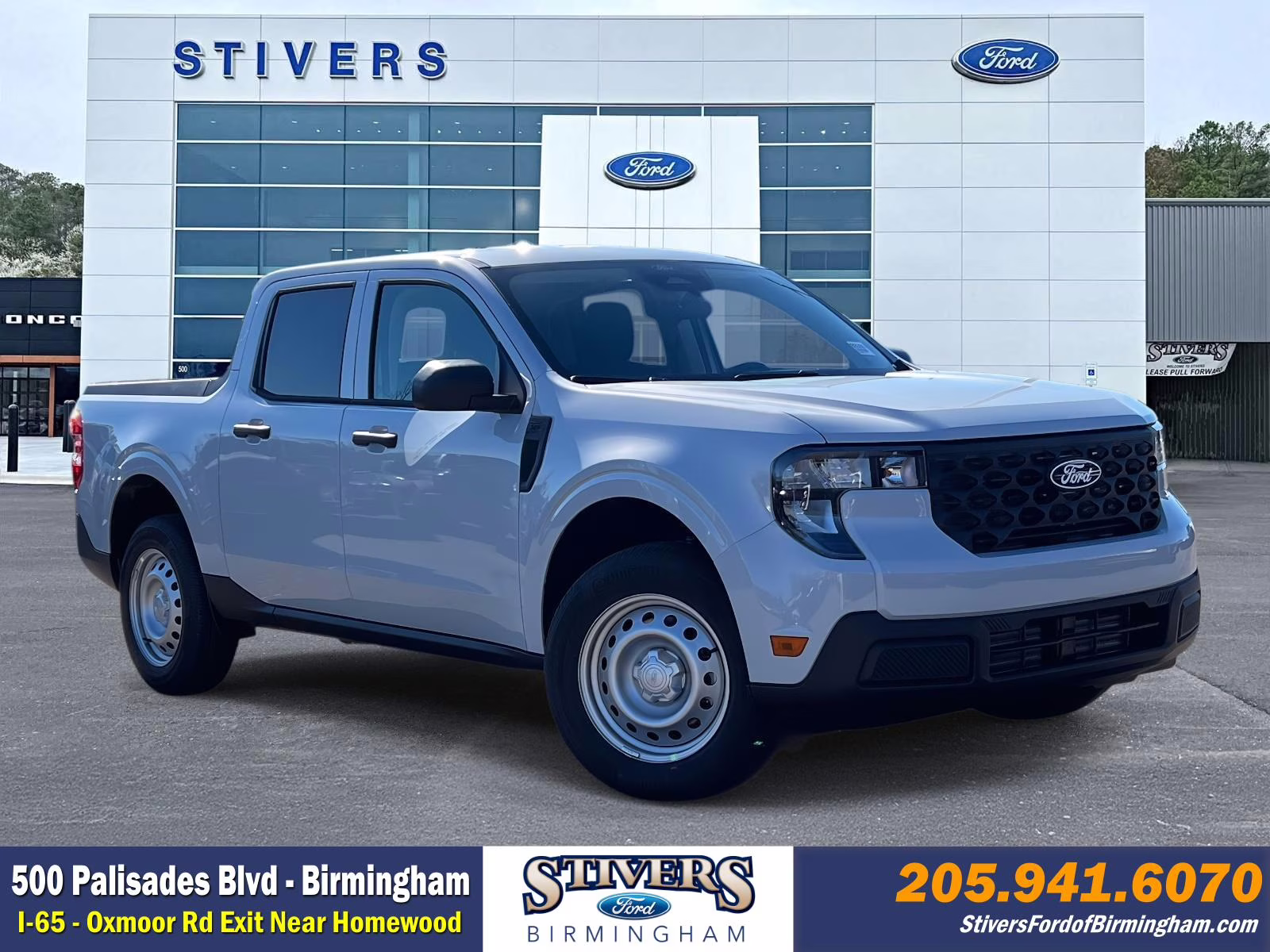 2026 White Metallic Ford Maverick XL AWD Truck