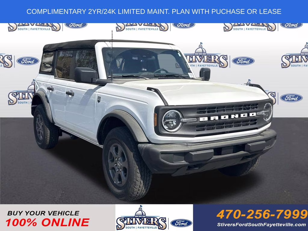 2025 Oxford White Ford Bronco Big Bend 4X4 SUV