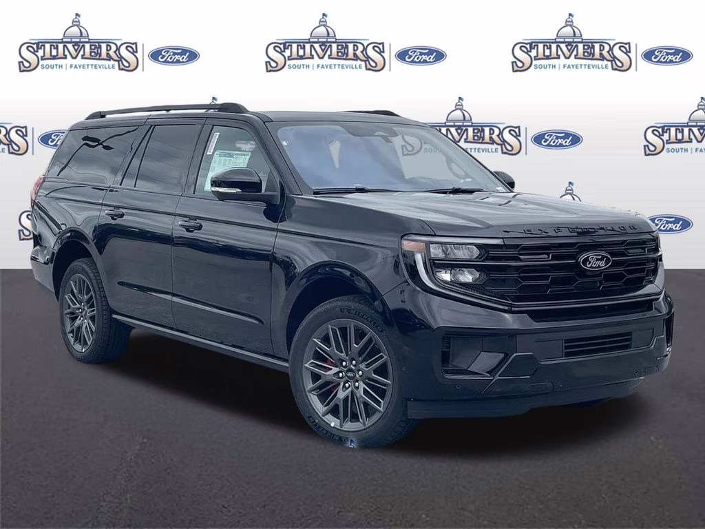 2025 Black Metallic Ford Expedition Max Platinum 4X4 SUV