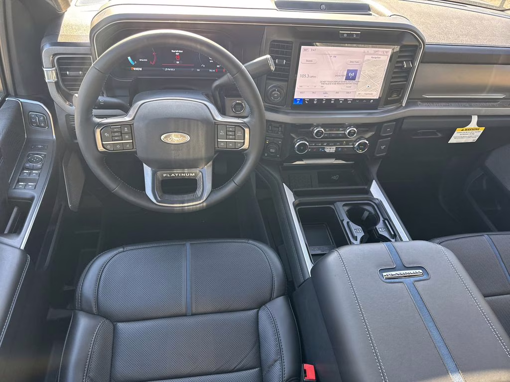 2025 Black Metallic Ford Super Duty F-350 SRW Platinum 4X4 Truck