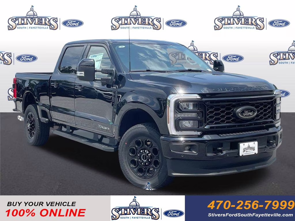2025 Black Metallic Ford Super Duty F-350 SRW Lariat 4X4 Truck