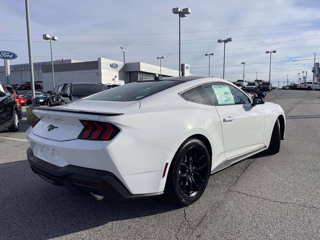 2026 Oxford White Ford Mustang EcoBoost RWD Coupe