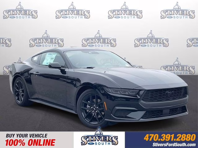 2026 Shadow Black Ford Mustang EcoBoost RWD Coupe