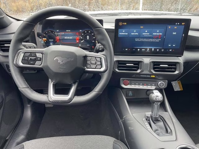 2026 Oxford White Ford Mustang EcoBoost RWD Coupe