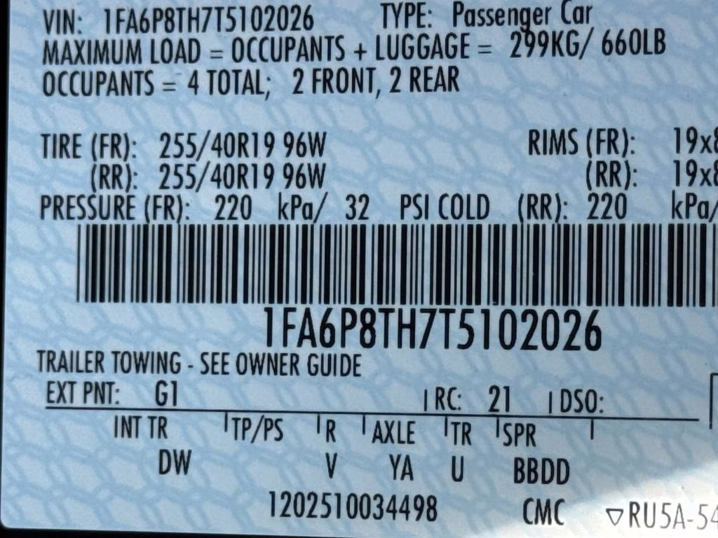 2026 Shadow Black Ford Mustang EcoBoost RWD Coupe