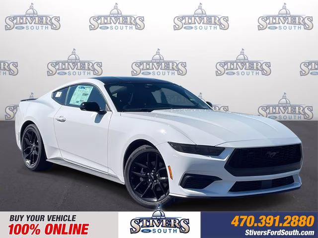 2026 Oxford White Ford Mustang EcoBoost RWD Coupe