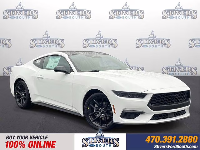 2026 Oxford White Ford Mustang EcoBoost RWD Coupe
