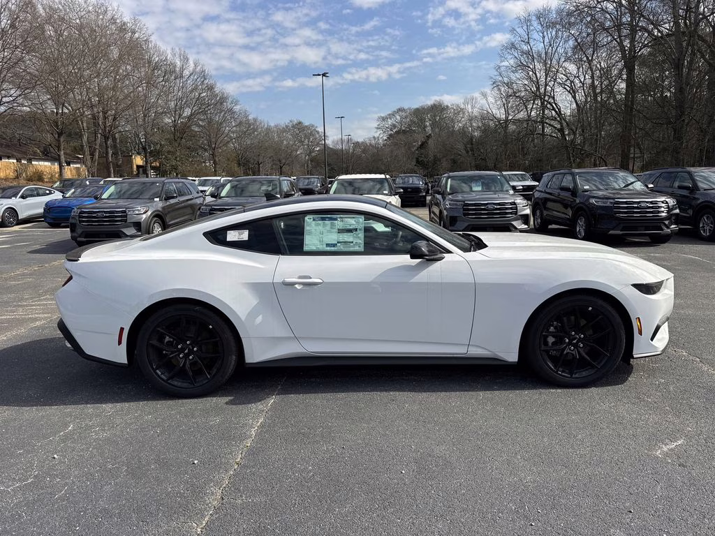 2026 Oxford White Ford Mustang EcoBoost RWD Coupe