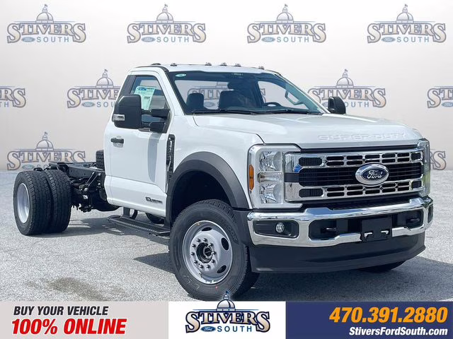 2025 Oxford White Ford F-600SD XL 4X4 Chassis