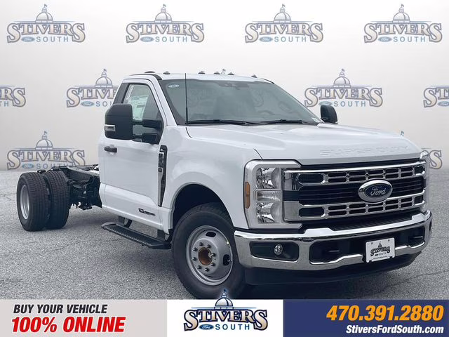 2025 Oxford White Ford Super Duty F-350 DRW XL RWD Chassis