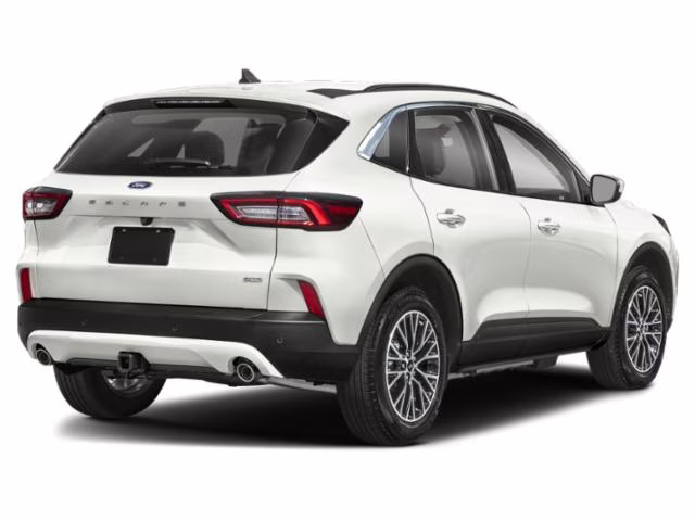 2025 White Metallic Ford Escape Plug-In Hybrid Base FWD SUV