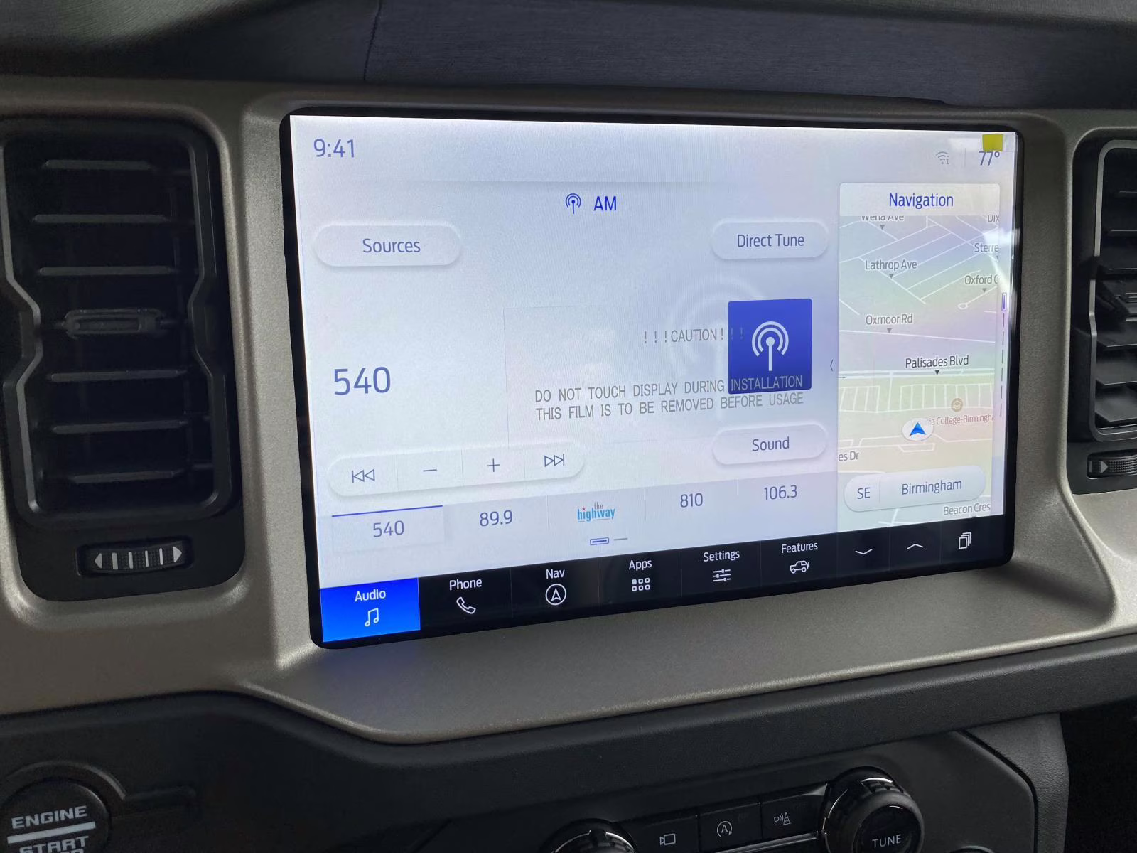 2025 Shadow Black Ford Bronco Outer Banks 4X4 SUV