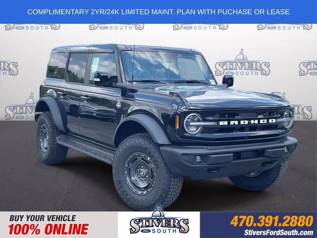 2025 Shadow Black Ford Bronco Outer Banks 4X4 SUV