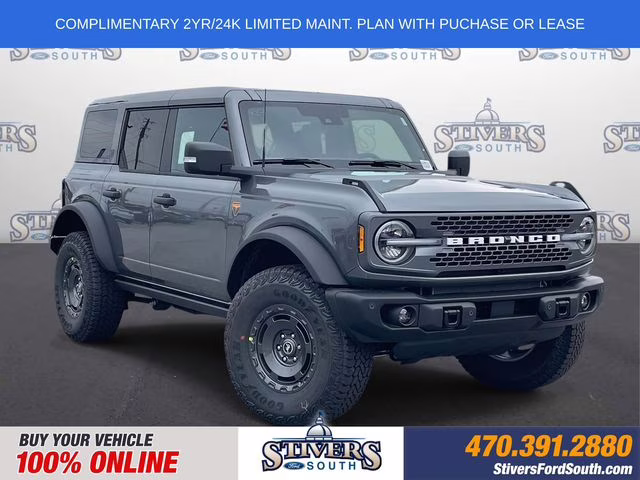 2025 Gray Metallic Ford Bronco Badlands 4X4 SUV