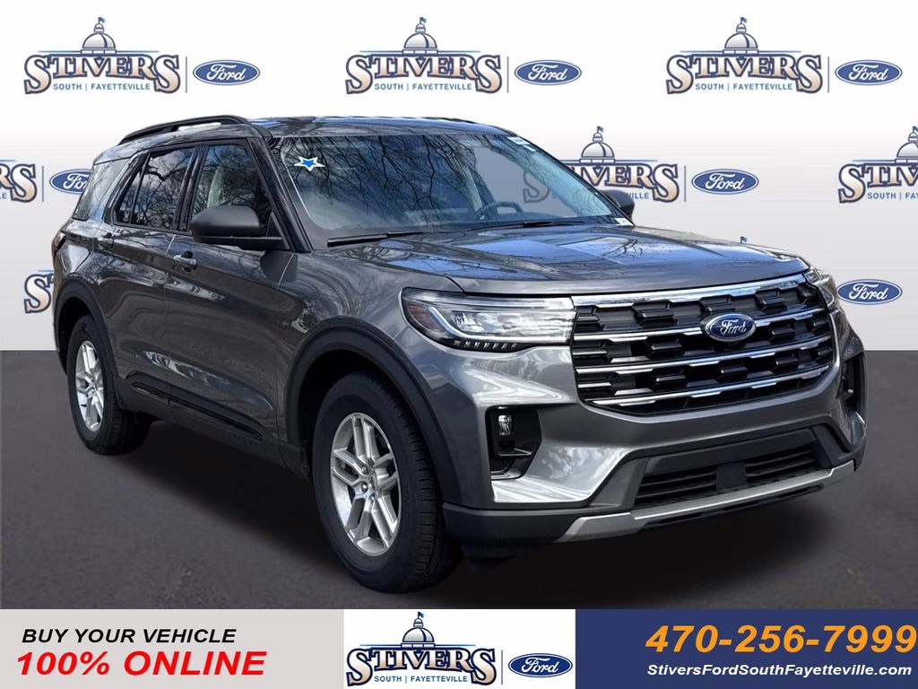 2026 Gray Metallic Ford Explorer Active RWD SUV