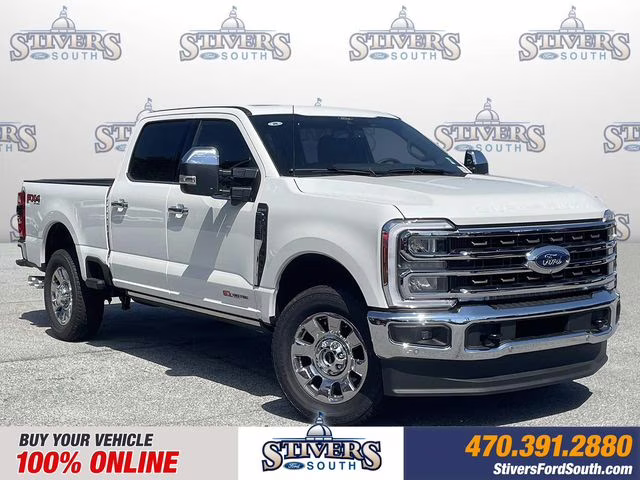 2025 White Metallic Ford Super Duty F-250 SRW King Ranch 4X4 Truck