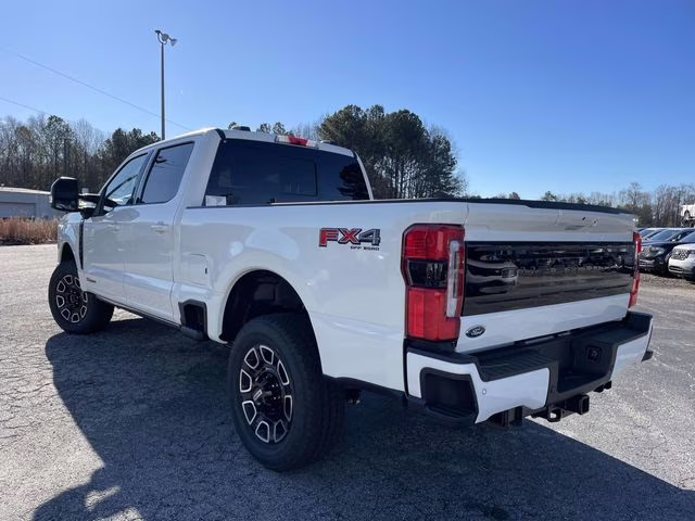 2026 White Metallic Ford Super Duty F-250 SRW Platinum 4X4 Truck