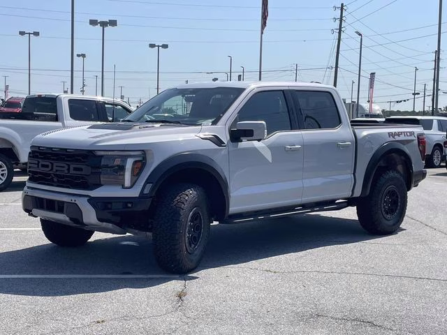 2025 White Metallic Ford F-150 Raptor 4X4 Truck