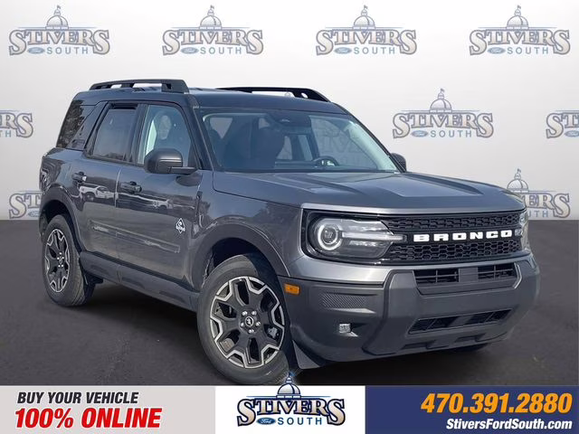 2025 Gray Metallic Ford Bronco Sport Outer Banks 4X4 SUV
