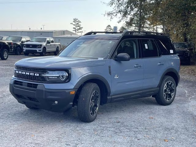 2025 Azure Gray Metallic Ford Bronco Sport Outer Banks 4X4 SUV