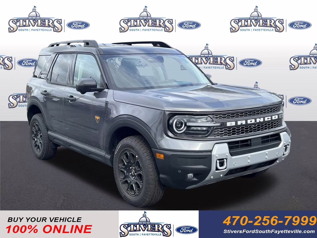 2025 Gray Metallic Ford Bronco Sport Badlands 4X4 SUV