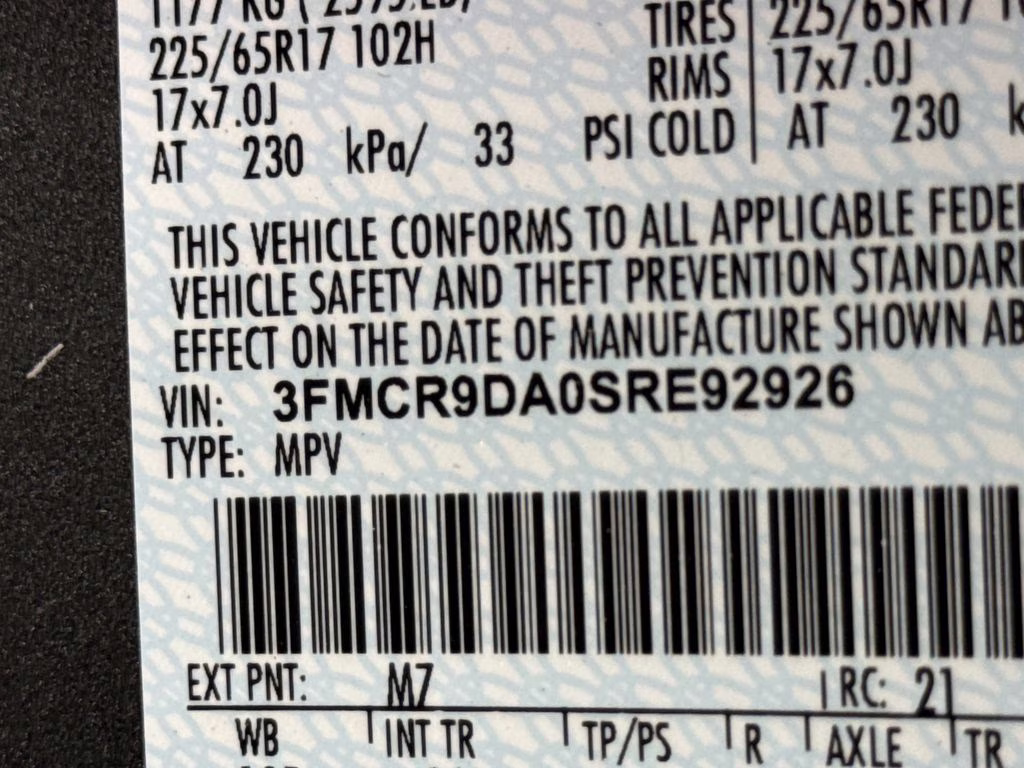 2025 Gray Metallic Ford Bronco Sport Badlands 4X4 SUV