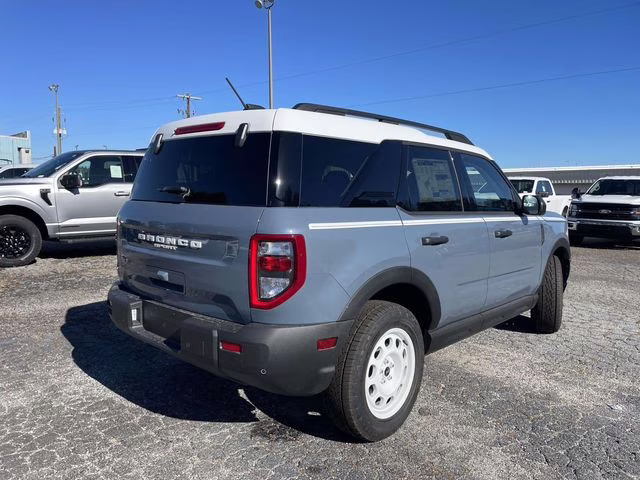 2025 Azure Gray Metallic Ford Bronco Sport Heritage 4X4 SUV