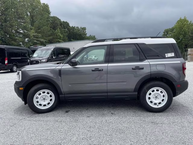 2025 Carbonized Gray Metallic Ford Bronco Sport Heritage 4X4 SUV