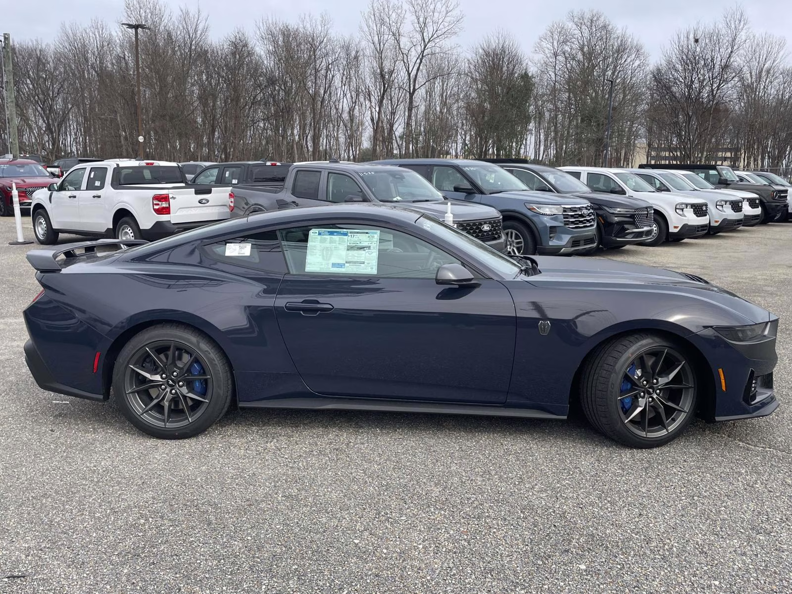 2026 Blue Ford Mustang Dark Horse RWD Coupe