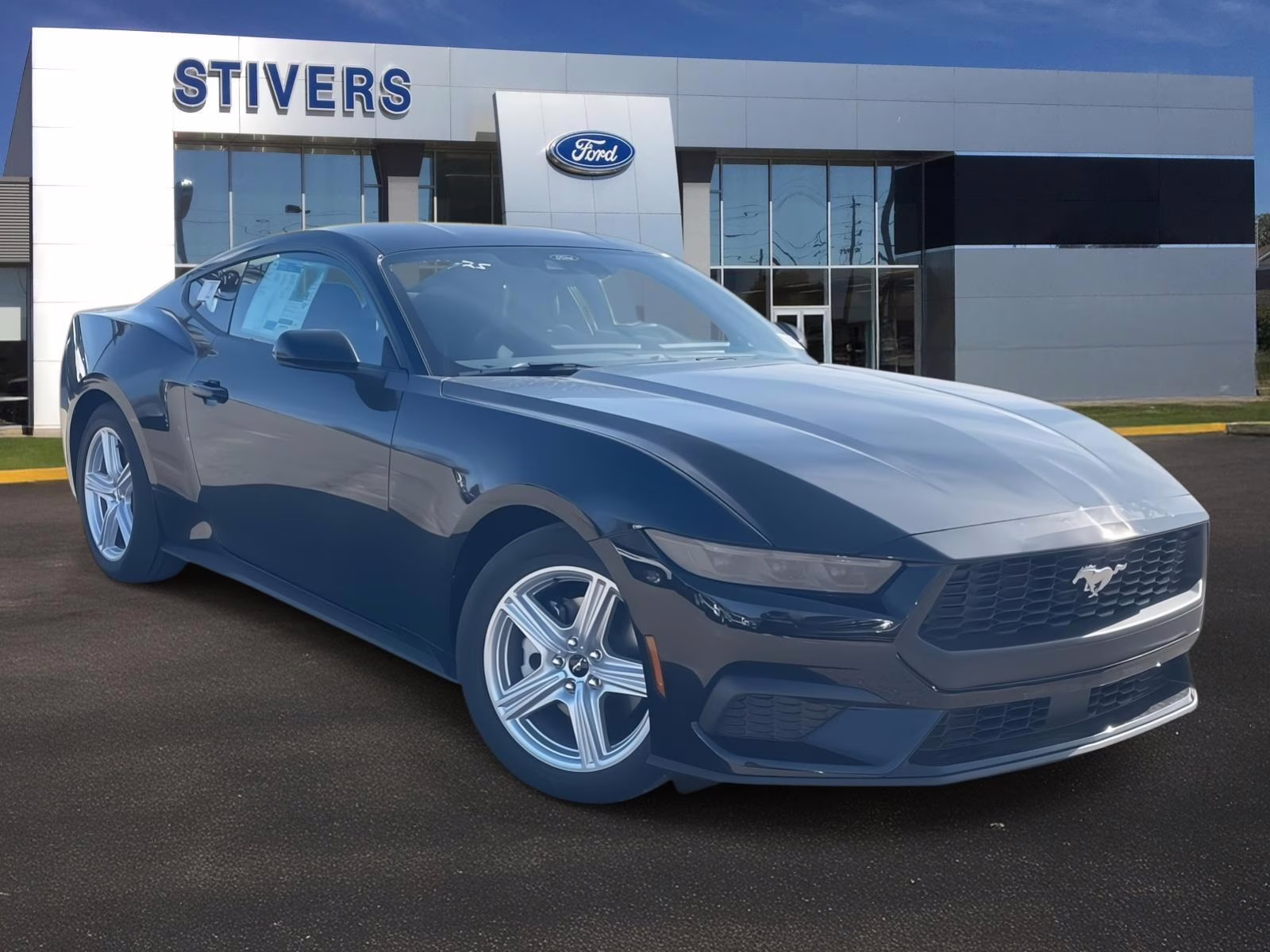 2026 Shadow Black Ford Mustang EcoBoost RWD Coupe