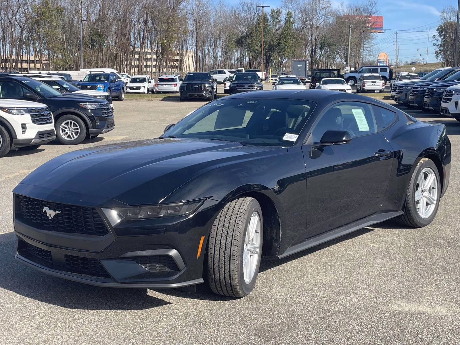 2026 Shadow Black Ford Mustang EcoBoost RWD Coupe