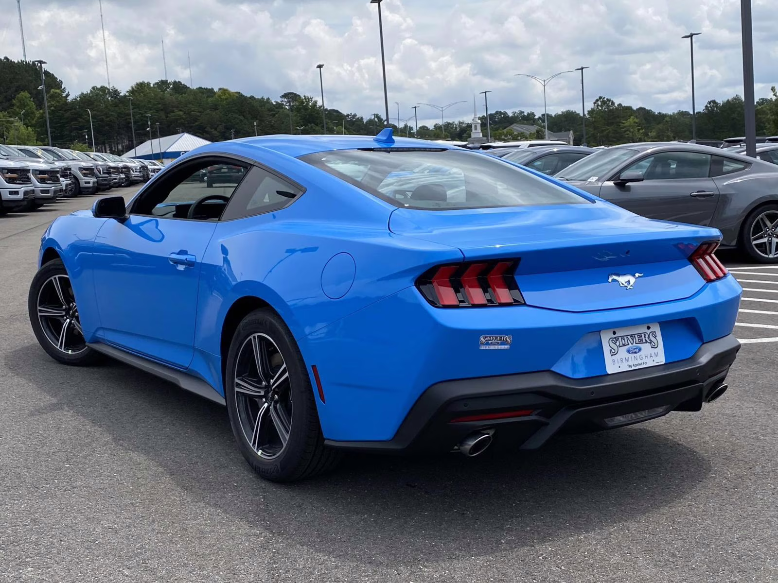 2025 Grabber Blue Metallic Ford Mustang EcoBoost RWD Coupe