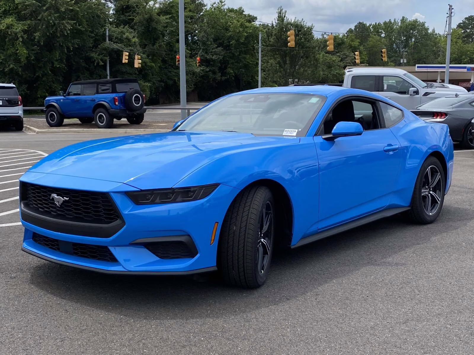 2025 Grabber Blue Metallic Ford Mustang EcoBoost RWD Coupe