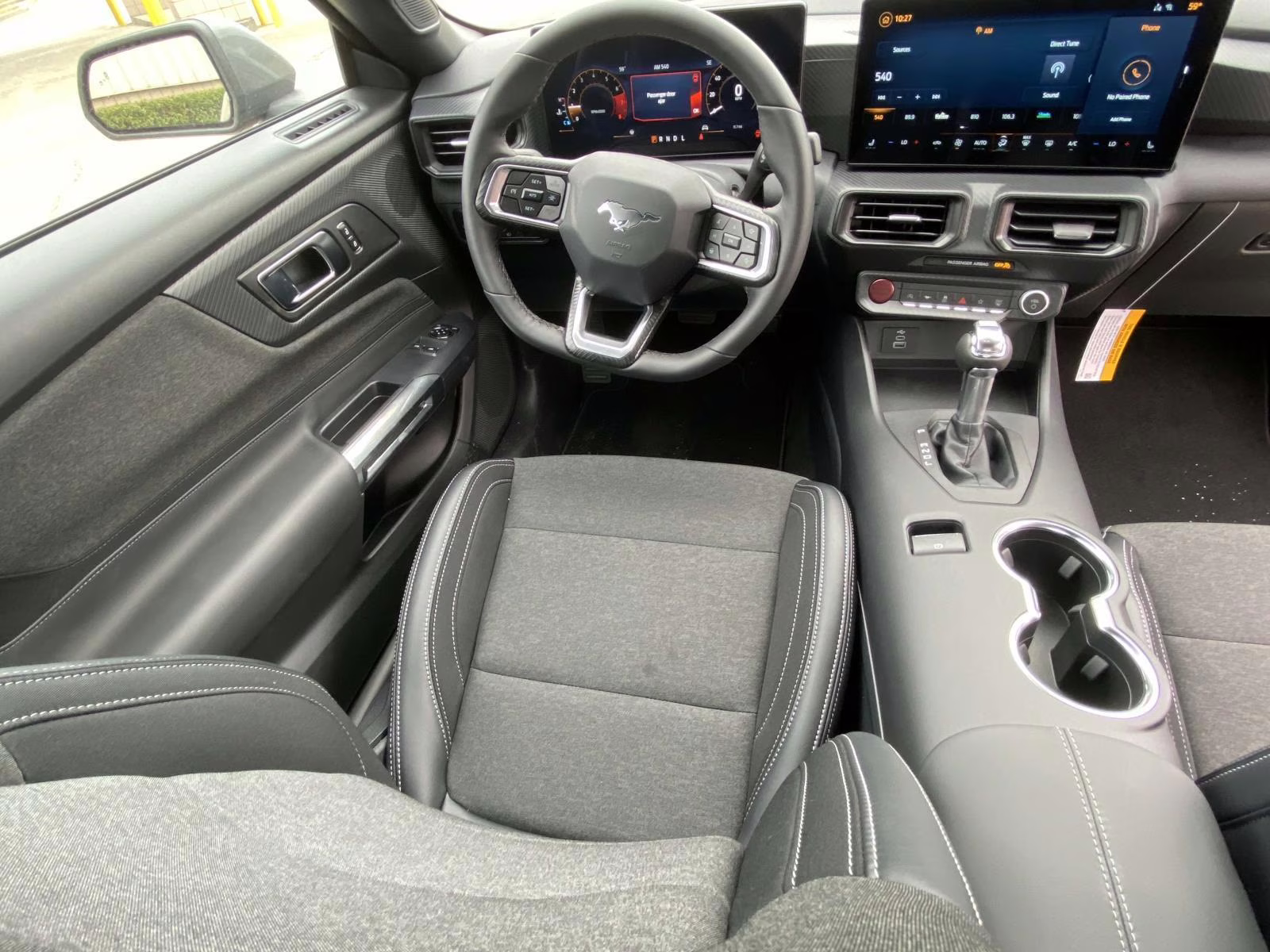 2025 Oxford White Ford Mustang EcoBoost RWD Coupe