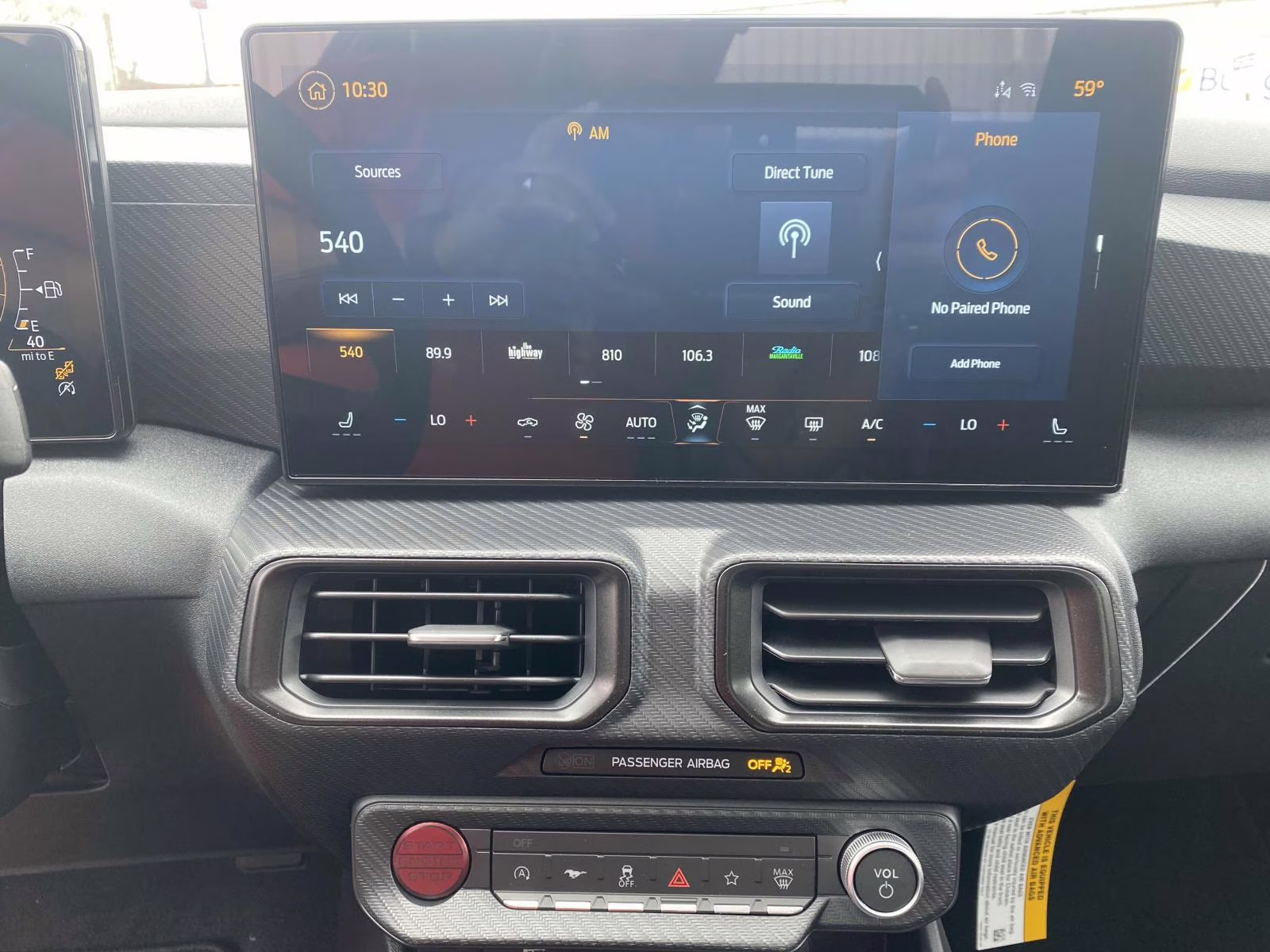 2025 Oxford White Ford Mustang EcoBoost RWD Coupe