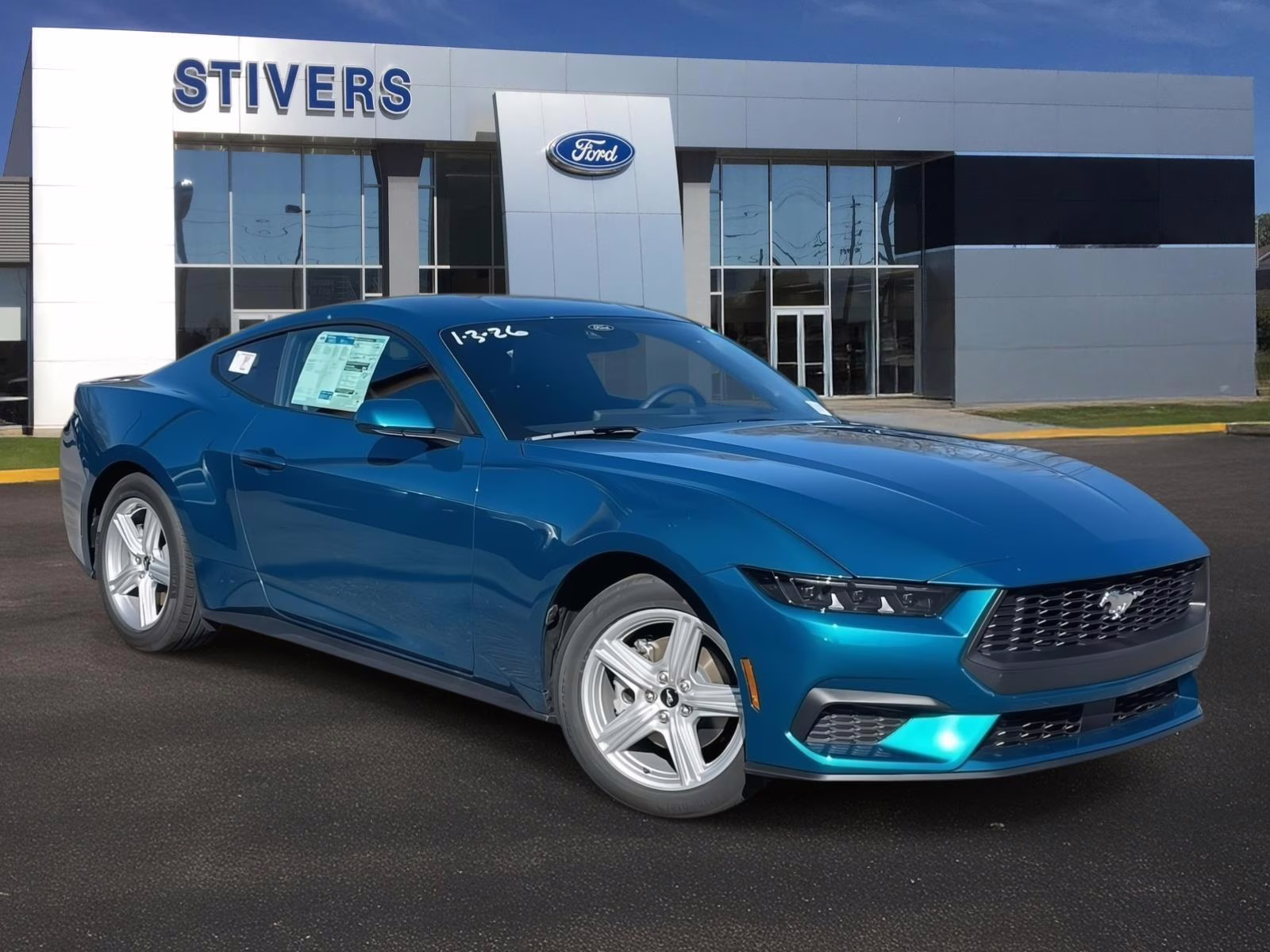 2026 Adriatic Blue Metallic Ford Mustang EcoBoost RWD Coupe