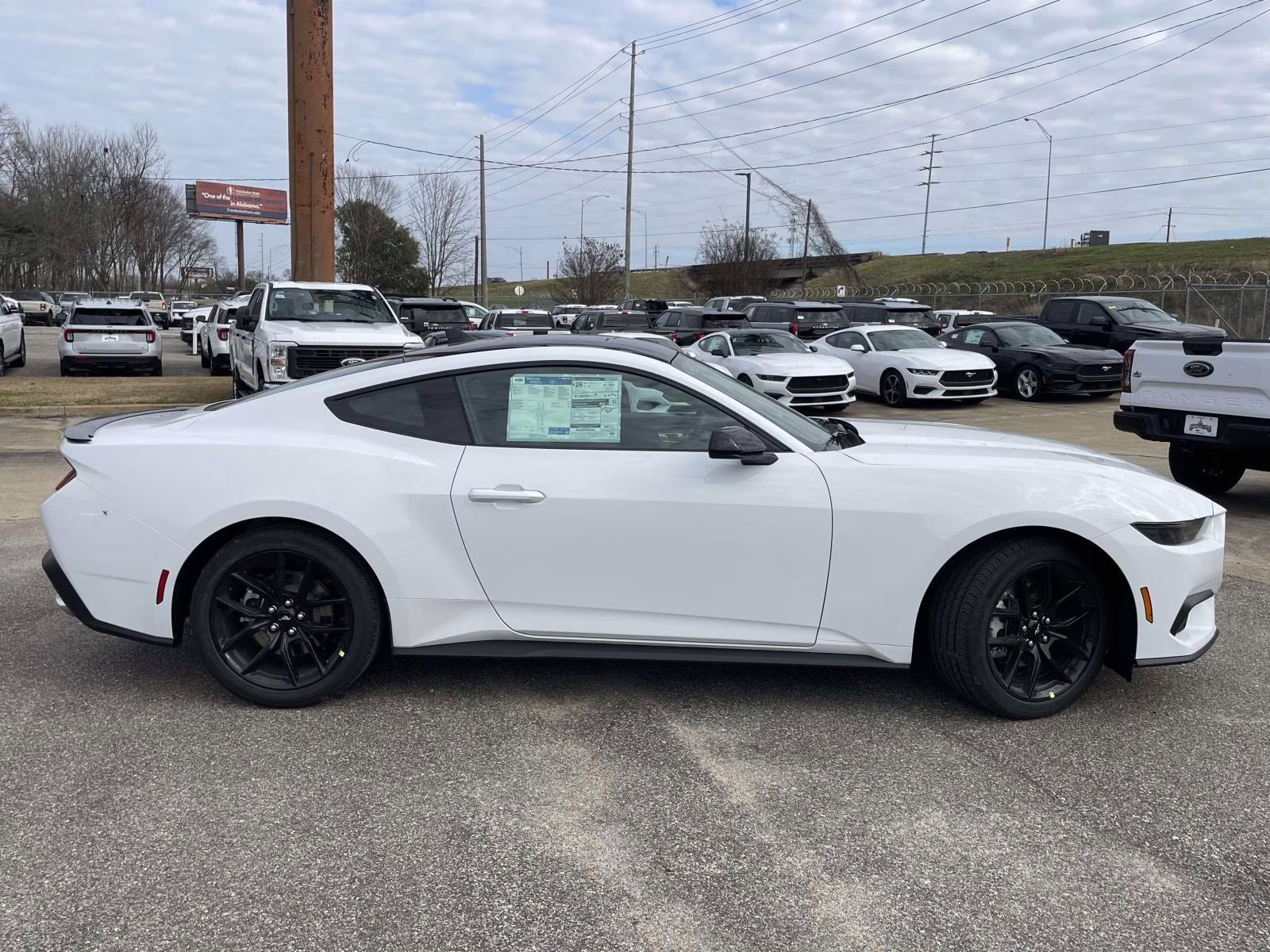 2026 Oxford White Ford Mustang EcoBoost RWD Coupe