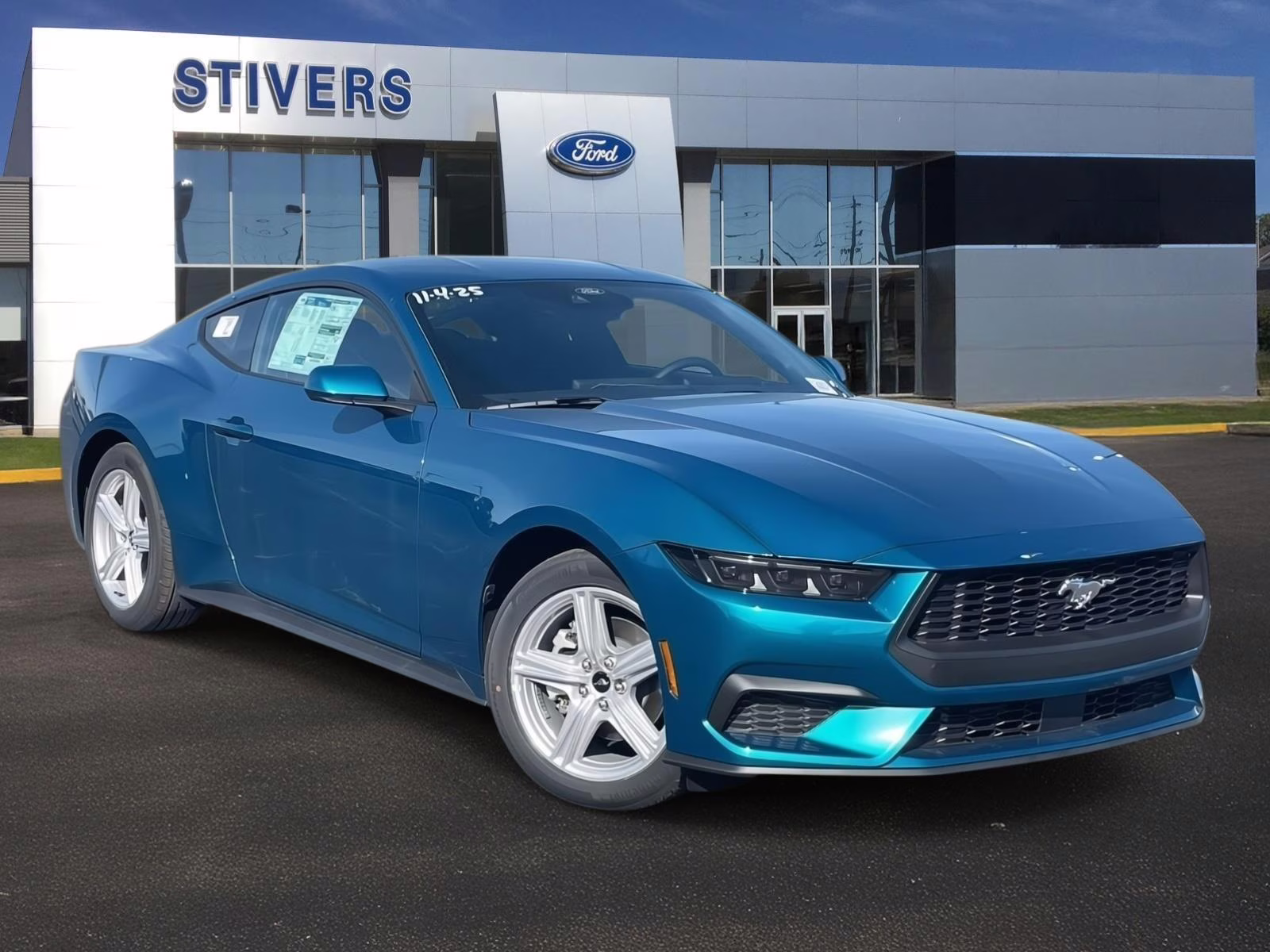 2026 Adriatic Blue Metallic Ford Mustang EcoBoost RWD Coupe