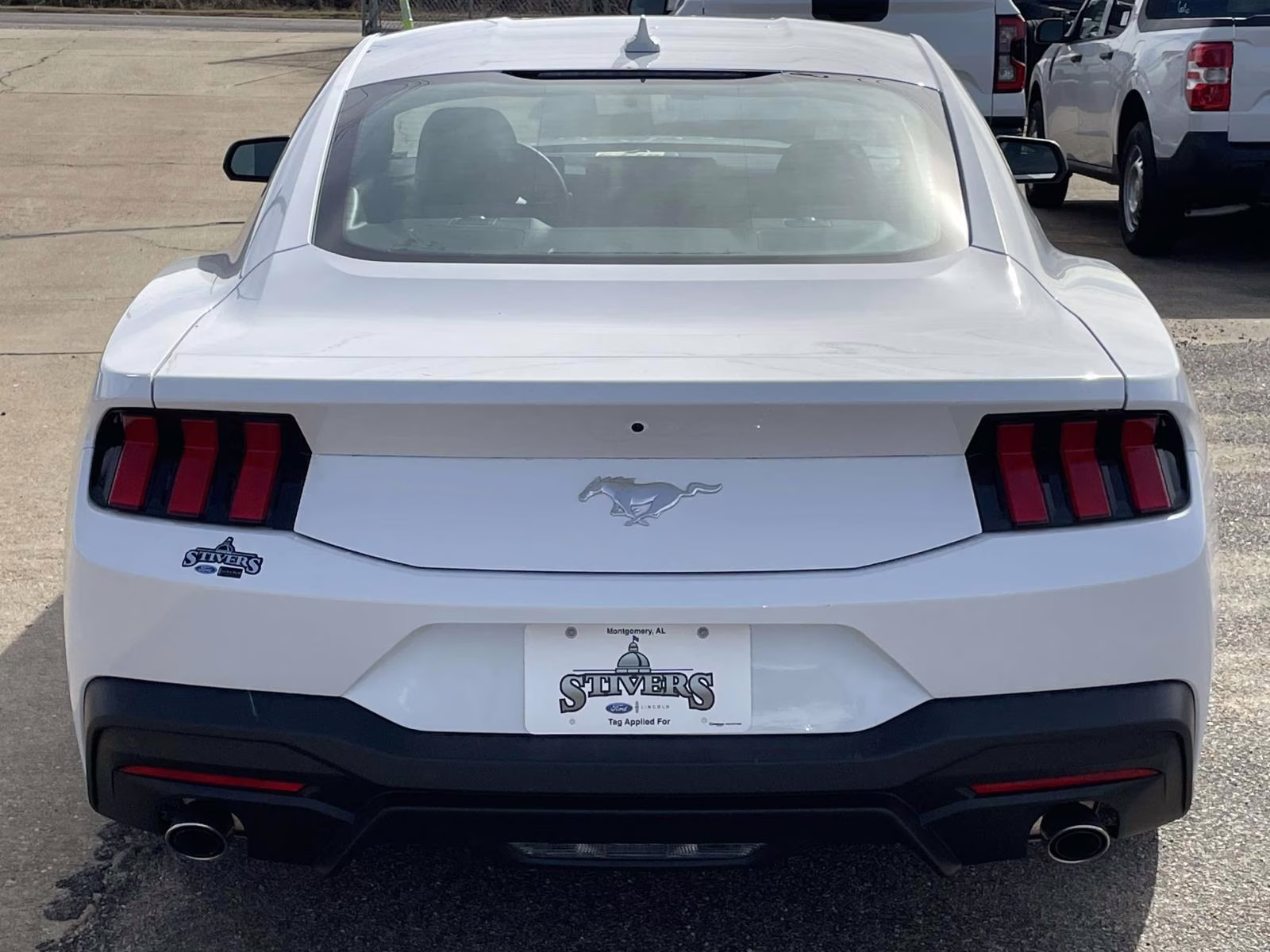 2026 Oxford White Ford Mustang EcoBoost RWD Coupe