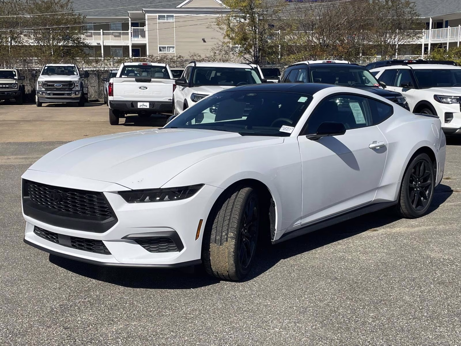 2026 Oxford White Ford Mustang EcoBoost RWD Coupe
