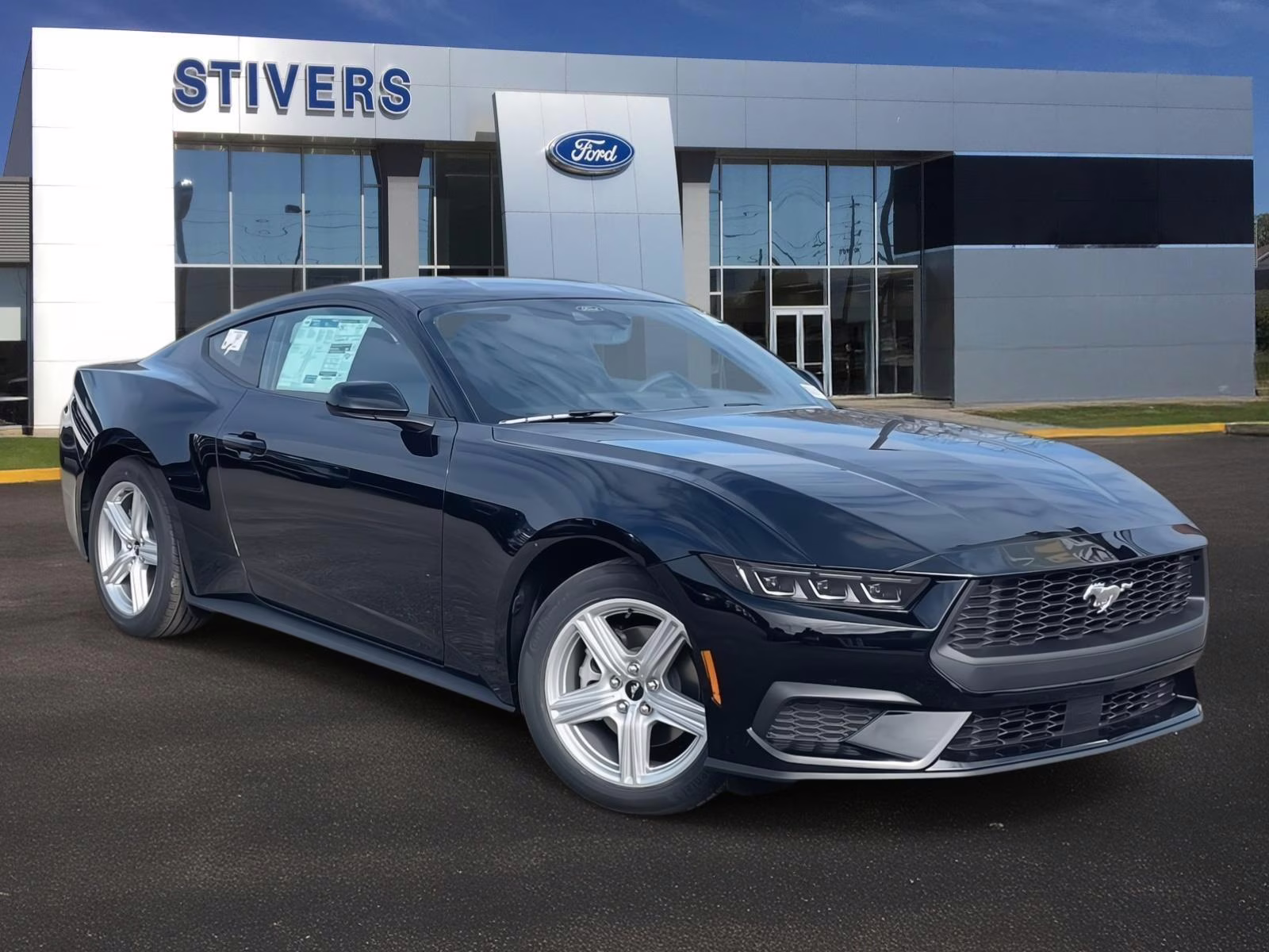 2026 Shadow Black Ford Mustang EcoBoost RWD Coupe