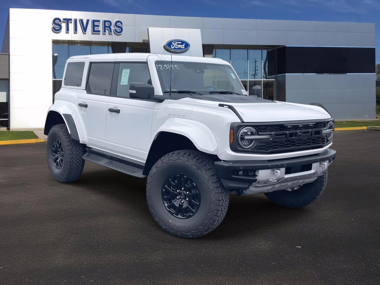 2025 Oxford White Ford Bronco Raptor 4X4 SUV