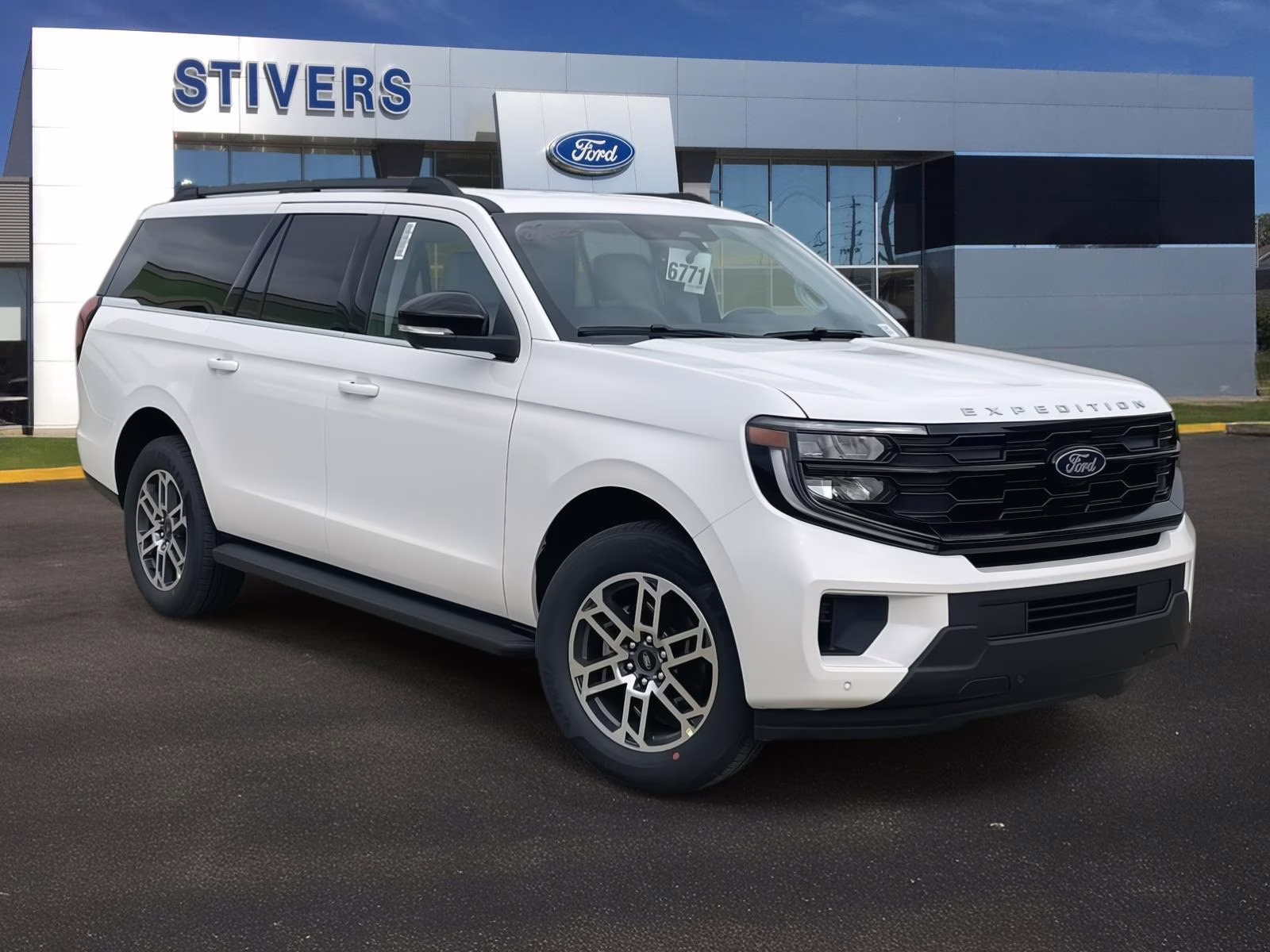 2026 Star White Metallic Tri-Coat Ford Expedition Max Active RWD SUV