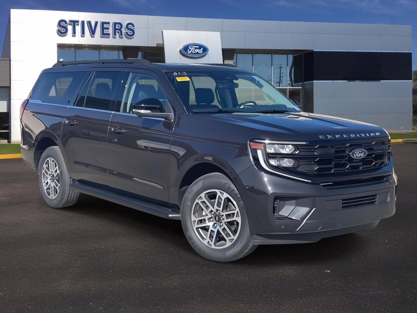 2025 Dark Matter Gray Metallic Ford Expedition Max ACTIVE RWD SUV
