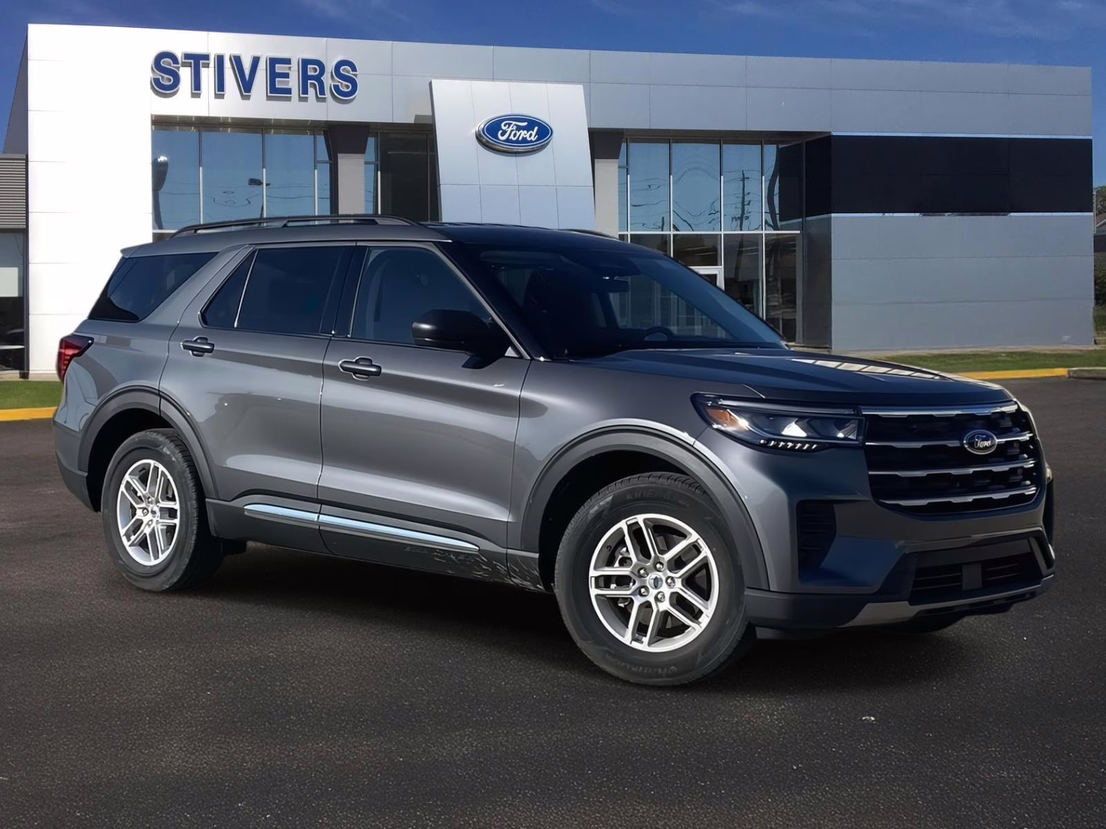 2025 Carbonized Gray Metallic Ford Explorer Active RWD SUV