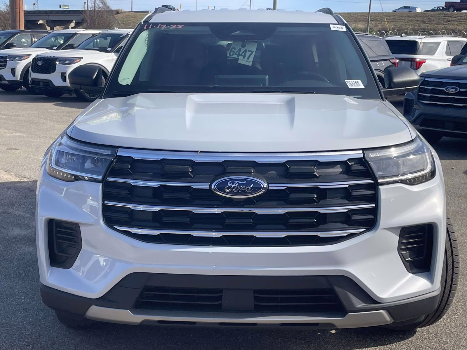 2026 Space White Metallic Ford Explorer Active RWD SUV